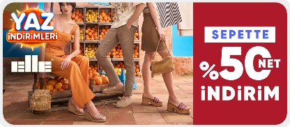 Elle Marka Sepette %50 İndirim