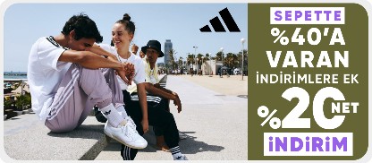 adidas Sepette %40'a varan indirimlere ek %20 net indirim