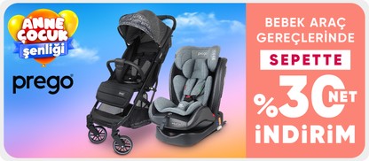 Prego Bebek Araç Gereçlerinde Sepette Net %30 İndirim