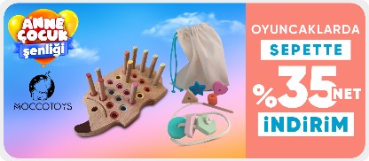 Moccotoys Ahşap Oyuncaklarda Sepette Net %35 İndirim
