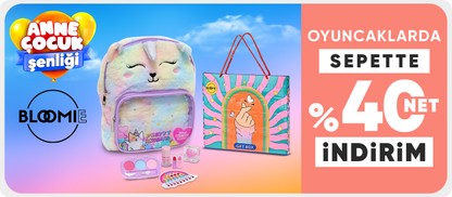 Bloomie Markalı Oyuncaklarda Sepette Net %40 İndirim