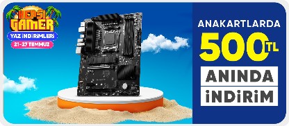 Anakartlarda 500 TL Kupon Fırsatı