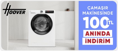 Çamaşır makinesinde  100 TL anında indirim