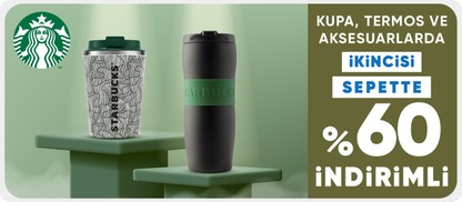 Starbucks Ürünlerinde Sepette 2.'ye %60 İndirim
