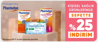 Kişisel sağlık ürünlerinde  sepette %25 indirim
