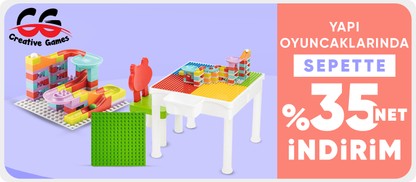 Creative Games Markalı Yapı Oyuncaklarında Sepette Net %35 İndirim