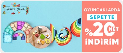 Bilmiş Çocuk Mağazasında Oyuncaklarda Sepette Net %20 İndirim