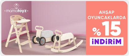Mamatoyz Ahşap Oyuncaklarda %15 İndirim!