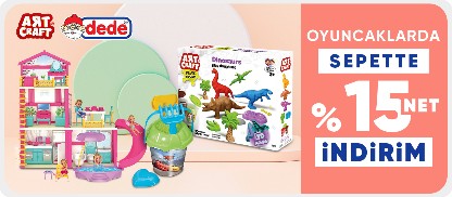 Dede & Art Craft Markalı Sepette Net %15 İndirim