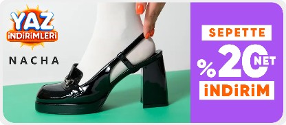 NACHA Sepette %20 net indirim