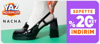 NACHA Sepette %20 net indirim