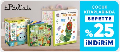 Çocuk kitaplarında  sepette %25 indirim