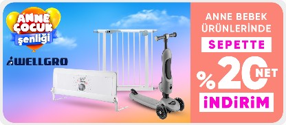 Wellgro Anne Bebek Ürünlerinde Sepette Net %20 İndirim