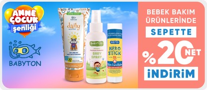 Babyton Bebek Bakım Ürünlerinde