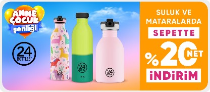 24 Bottles Suluk ve Mataralarda Sepette %20 İndirim!