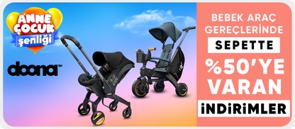 Doona Bebek Araç Gereçlerinde Sepette %50'ye Varan İndirim