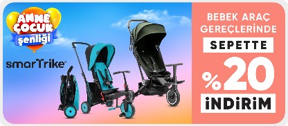 Smartrike Bebek Araç Gereçlerinde Sepette %30'a Varan İndirim
