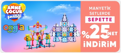 OGGİA Markalı Manyetik Setler ve Anne Bebek Ürünlerinde Sepette Net %35 İndirim