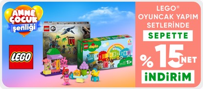 LEGO® Yapım Setlerinde 	Sepette Net %15 İndirim