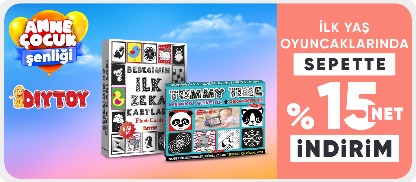 Diytoy İlk Yaş Oyuncaklarında Sepette Net %15 İndirim