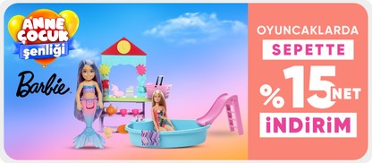 Seçili Barbie Markalı Oyuncaklarda Sepette Net %15 İndirim