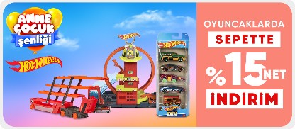 Seçili Hot Wheels Markalı Oyuncaklarda Sepette Net %15 İndirim