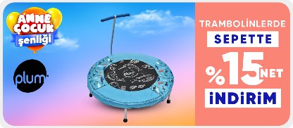 Plum Markalı Trambolinlerde Sepette Net %15 İndirim