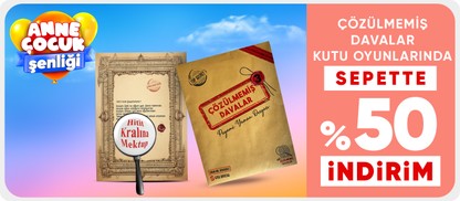 Çözülmemiş Davalar Kutu Oyunlarında Sepette %50 İndirim