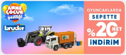 Bruder Markalı Oyuncaklarda Sepette Net %20 İndirim!
