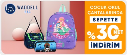 WaddellBag Çocuk Okul Çantaları Modellerinde Sepette Net %30 İndirim
