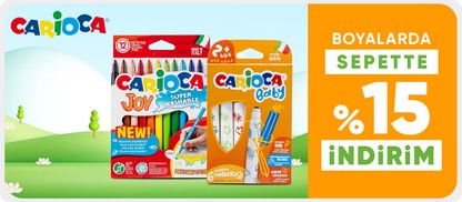 Carioca Boyalarda  Sepette %15 İndirim