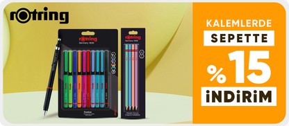 Rotring Kalemlerde Sepette %15 İndirim