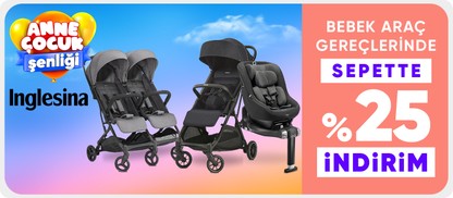 Inglesina Bebek Araç Gereçlerinde Sepette %25 İndirim