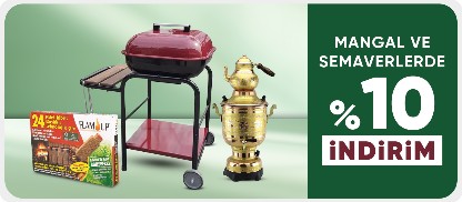 mangal ve semaver %10 indirim