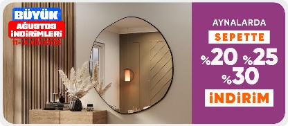 Aynalarda Sepette %20-%25-%30 indirim