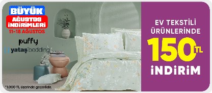 Yataş Ürünlerinde 1000 TL'ye 150 TL İndirim