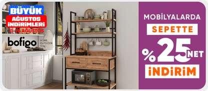 Bofigo mobilyalarda Sepette %25 net indirim
