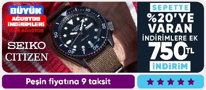 Seiko&Citizen  %20'ye Varan İndirime Ek 750 TL İndirim 