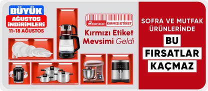 Karaca ürünlerinde Kırmızı etiket fırsatları