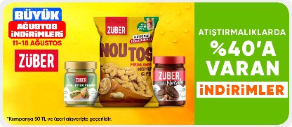 Atıştırmalıklarda %40'a varan indirimler