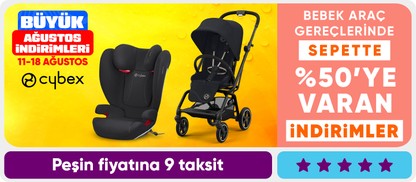 Cybex Bebek Araç Gereçlerinde Sepette %50'ye Varan İndirim