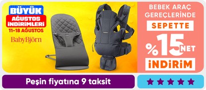 Babybjörn Bebek Araç Gereçlerinde Sepette Net %15 İndirim