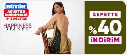 Happiness İstanbul Sepette %40 indirim 