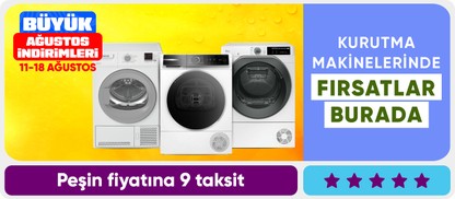 Kurutma Makinelerinde Kaçırılmayacak Fırsatlar!