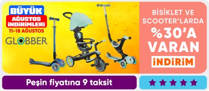Globber Bisiklet ve Scooterlarda  %30'a varan İndirim