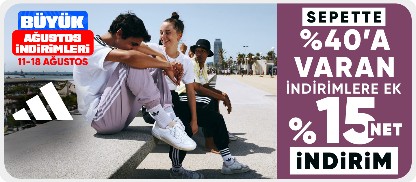 adidas Sepette %40'a varan indirime ek %15 net indirim 
