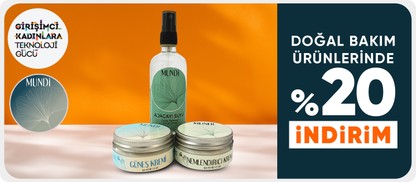 Doğal bakım ürünlerinde  %20 indirim