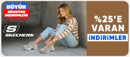 Skechers %25'e varan indirime ek %15 net indirim
