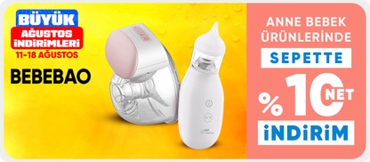 Bebebao Anne Bebek Ürünlerinde Sepette Net %10 İndirim