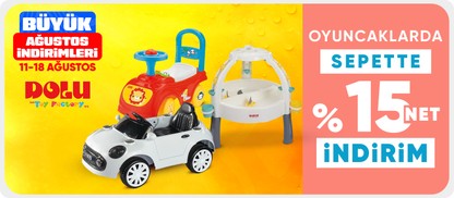 Dolu Marka Oyuncaklarda  Sepette Net %15 İndirim